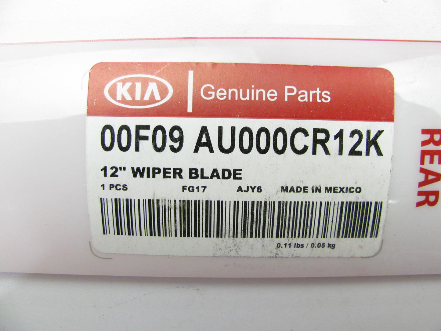 NEW GENUINE UNIVERSAL REAR 12'' Back Glass Wiper Blade OEM For Kia