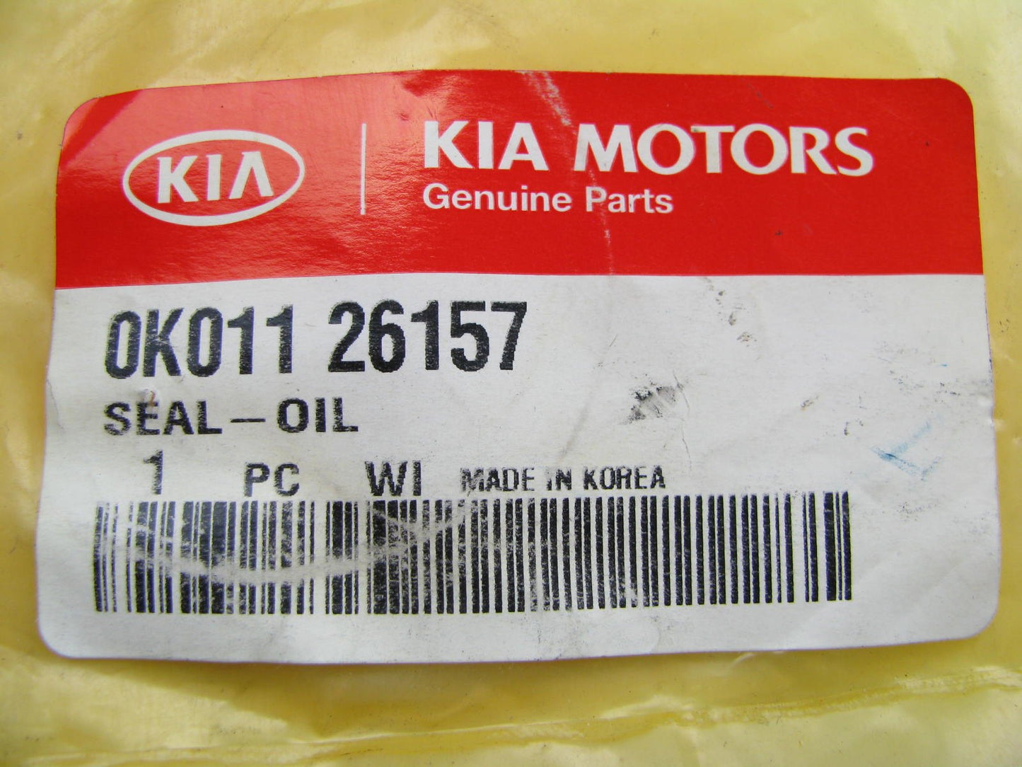 NEW GENUINE OEM Rear Outer Wheel Seal For 95-97 Kia Sportage 0K01126157