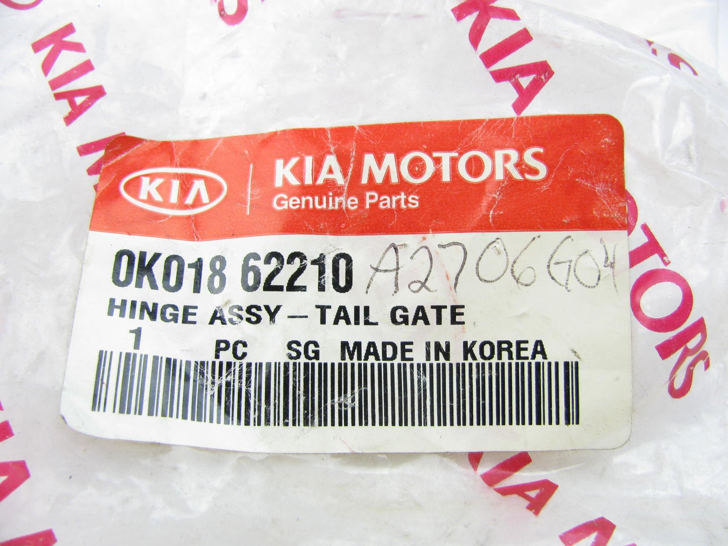New OEM Liftgate Tailgate Hatch Hinge For 1995-2002 Kia Sportage 0K01862210