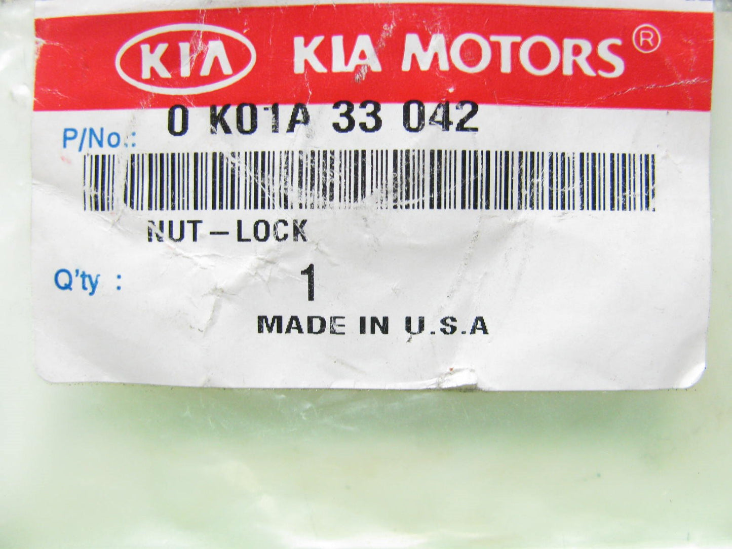 NEW GENUINE Front 4 Wheel Drive Locking Hub Nut OEM For 1995-1997 Kia Sportage