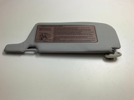 NEW Left Drivers Gray Sun Visor OEM For 1995 Kia Sephia W/O Sunr. 0K20A69320A06