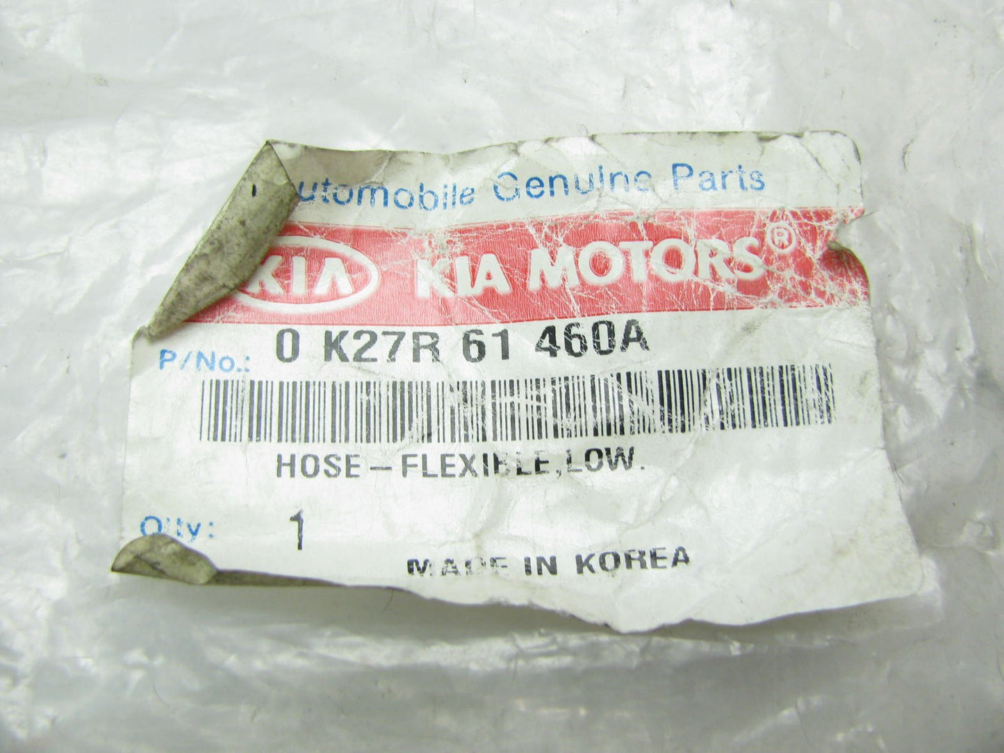 NEW GENUINE Low Pressure A/C Hose OEM For 1995-1996 Kia Sephia 0K27R61460A
