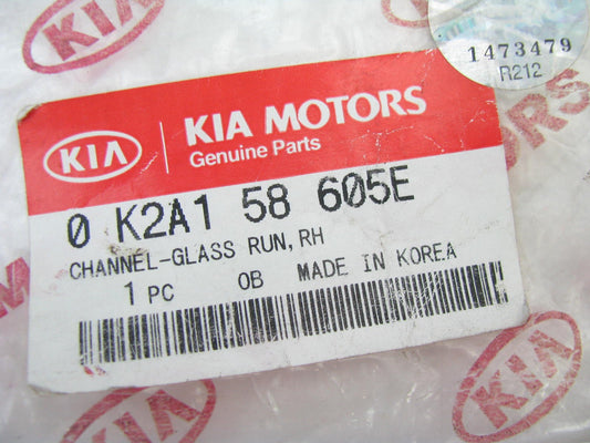 New Front Right Run Window Channel Weatherstrip Seal 02-04 Spectra 0K2A158605E