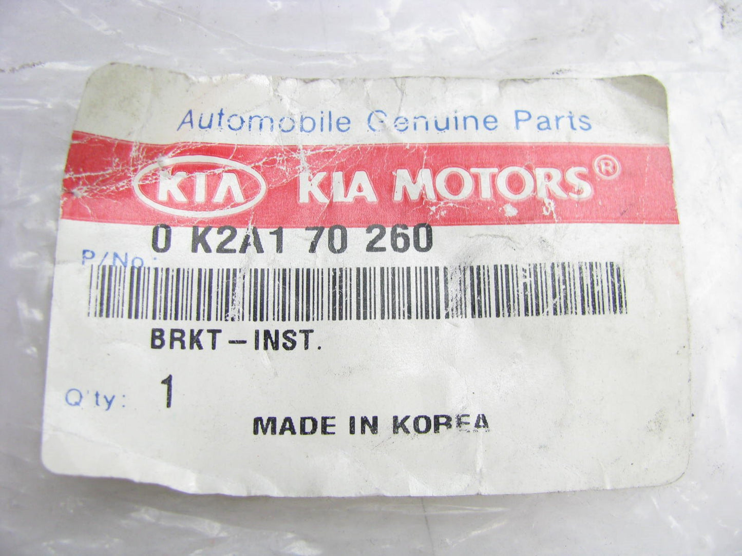 New Genuine Body Side Pillar Panel Mount Bracket OEM For Kia 0K2A170260