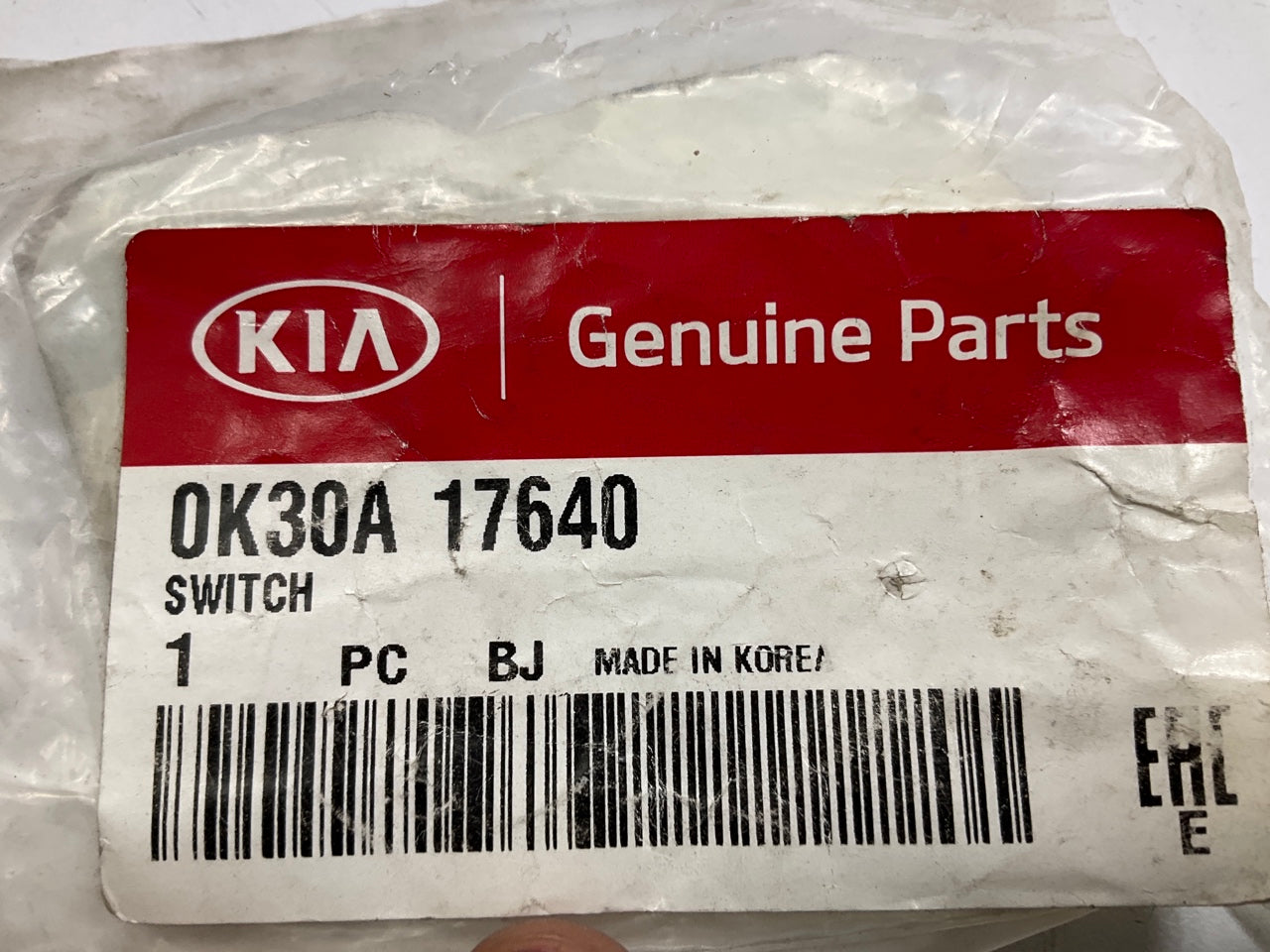 NEW - OEM 0K30A17640 Back Up Light Lamp Switch For Kia W/ MANUAL TRANS