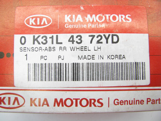 New Genuine OEM Rear Left ABS Wheel Speed Sensor For 2001-05 Kia Rio 0K31L4372YD