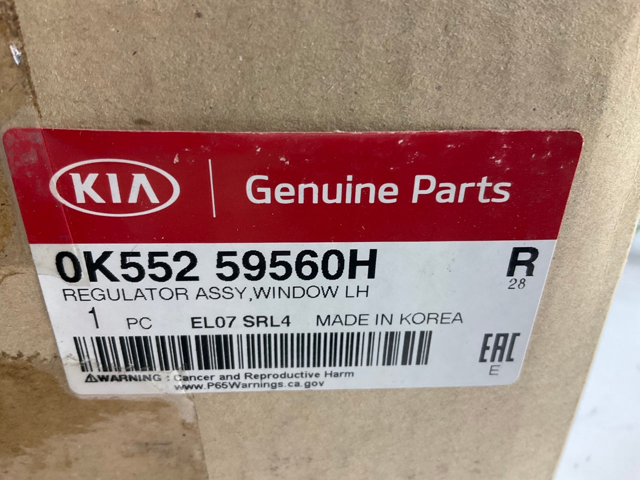 NEW Front Left Power Window Regulator & Motor For 2002-05 Kia Sedona 0K55259560H