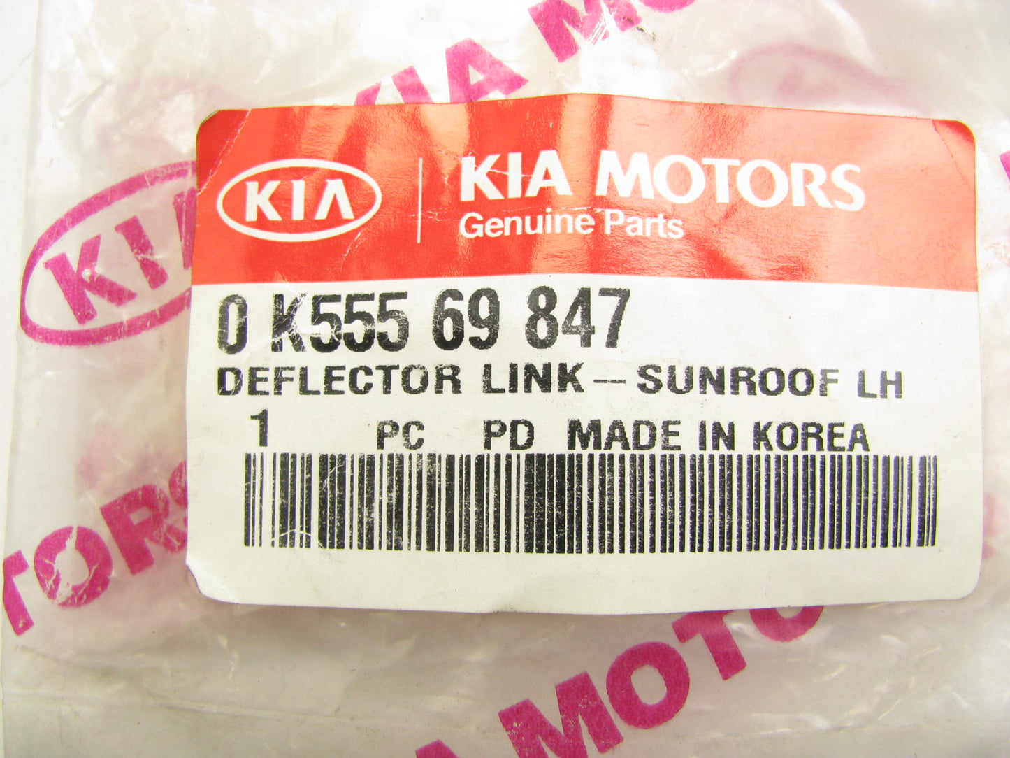 NEW - OEM 0K55569847 Sunroof Left Deflector Link For 2001-2005 Kia Sedona