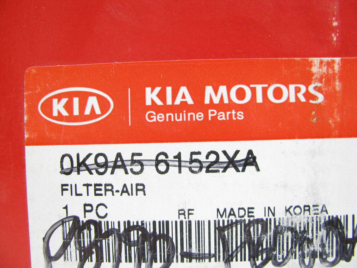 NEW - OEM 0K9A56152XA Cabin Air Filter For 2002-2004 Kia Spectra 1.8L