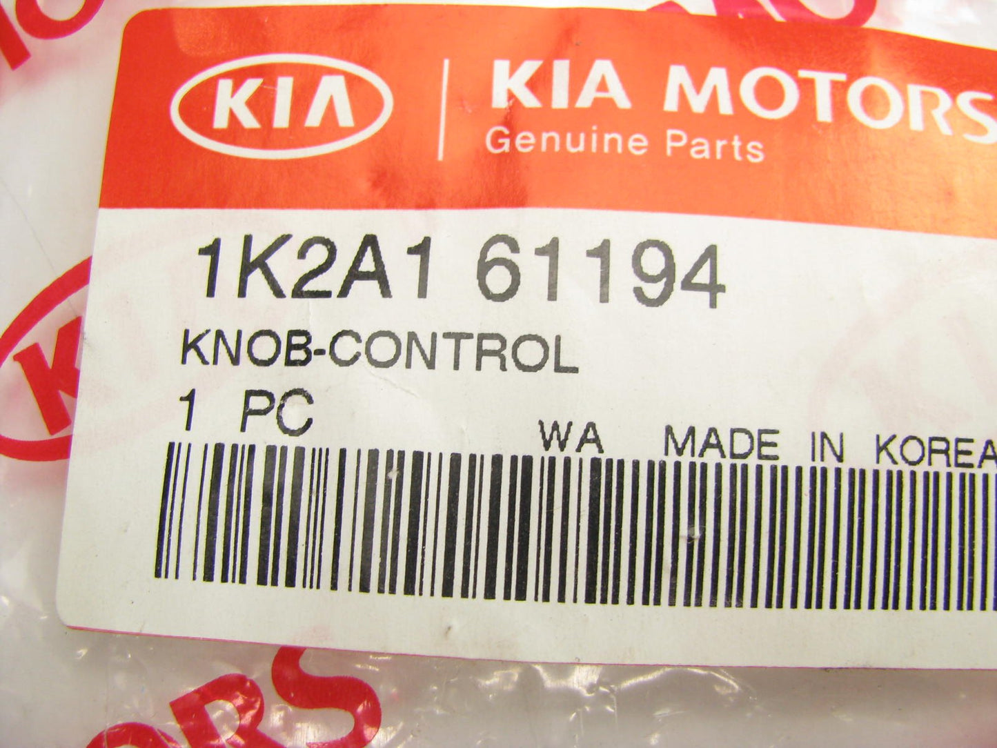 NEW GENUINE A/C Heater Control Temp Knob OEM For 1997-01 Sephia 2000-01 Spectre