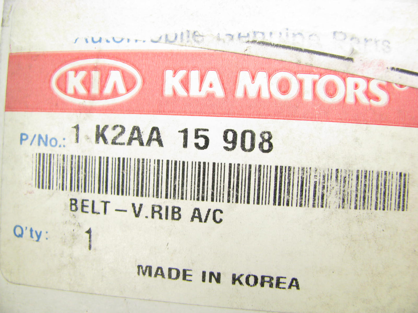 New Genuine Engine Serpentine Drive Belt OEM For 1997-2001 Kia Sephia 1.8L