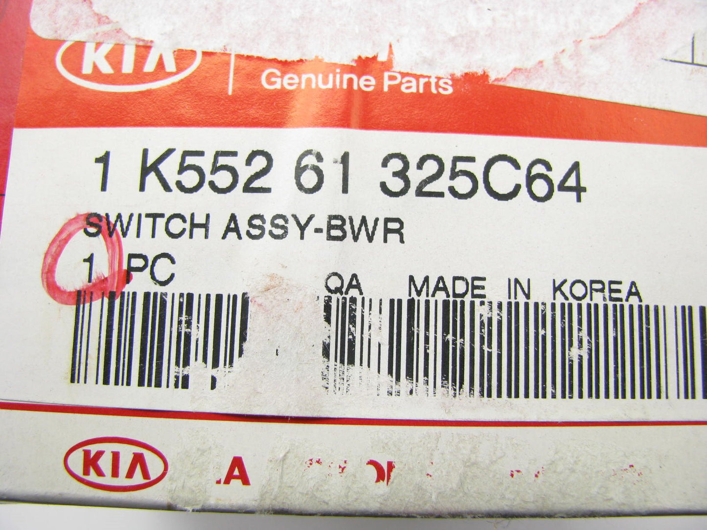 NEW REAR A/C Heat Temp Control Switch OEM For 02-05 Sedona GRAY 1K55261325C64