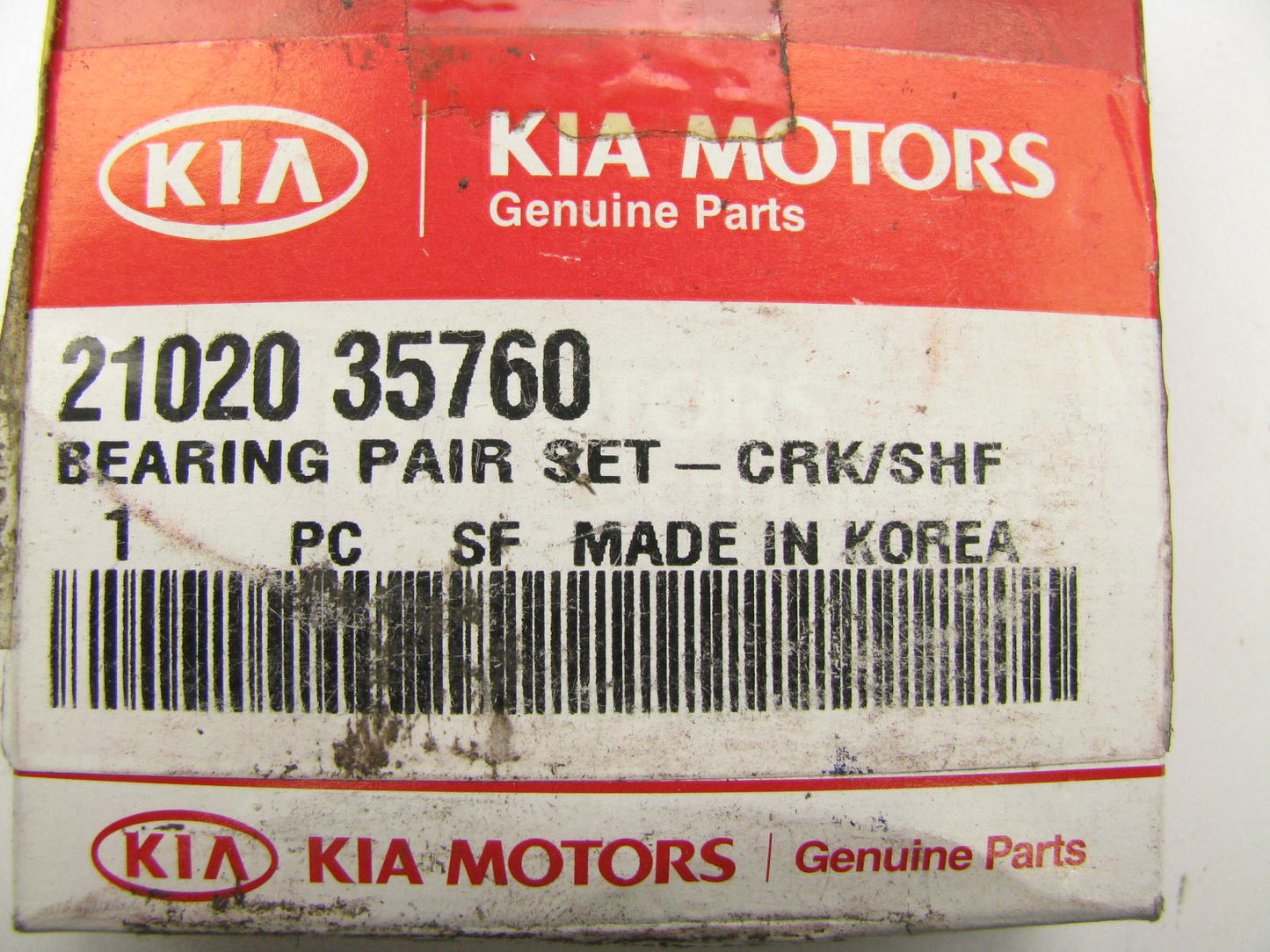 (4) NEW GENUINE Engine Crankshaft Main Bearings STD OEM For 02-06 Kia 3.5L V6