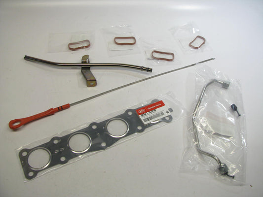 Intake Exhaust Gasket Oil Dipstick Fuel Tube Kit OEM 11-13 Optima 10-13 Sportage