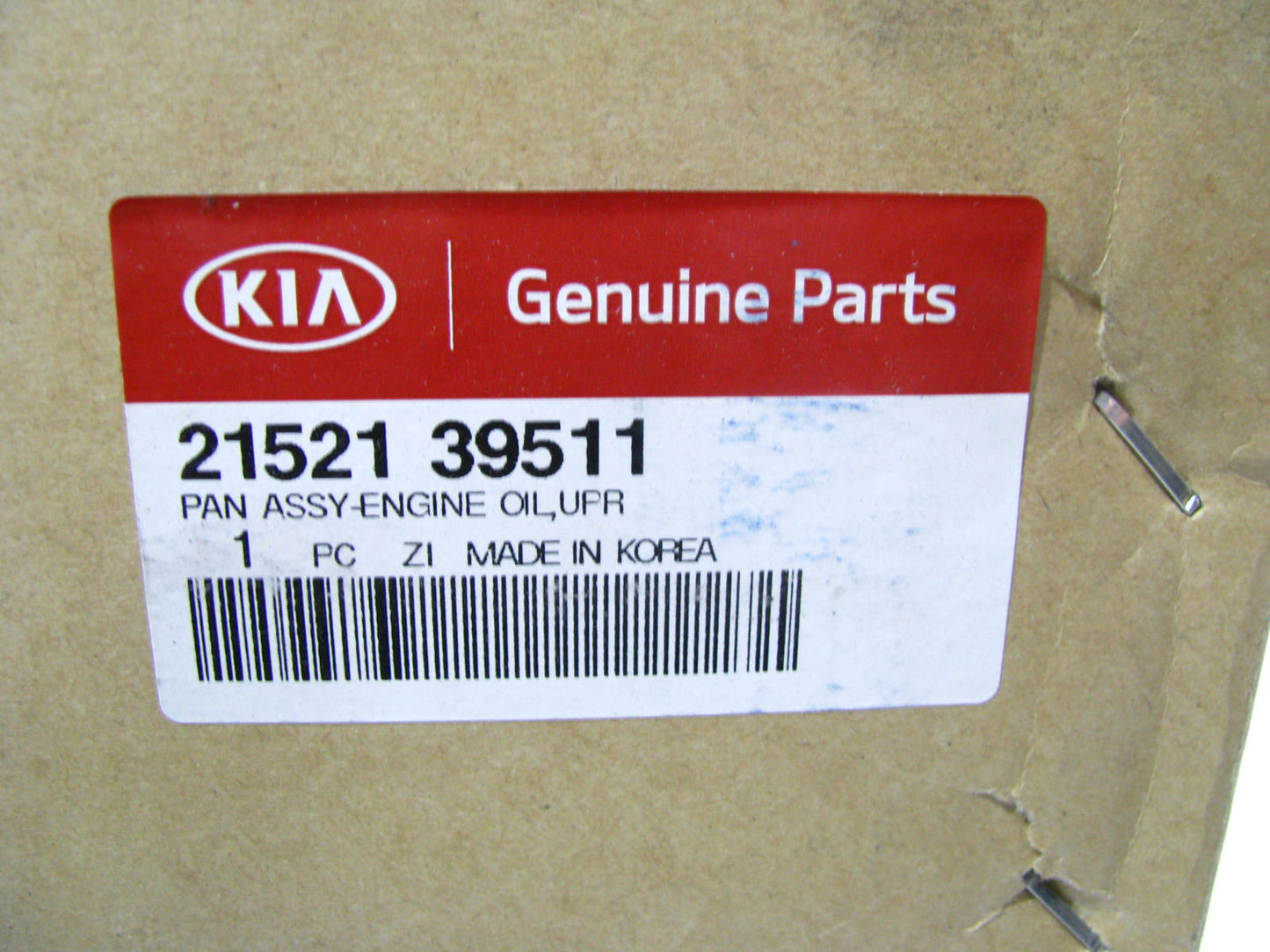 NEW GENUINE 2152139511 UPPER Oil Pan OEM For 2002-2006 Kia 3.5L V6
