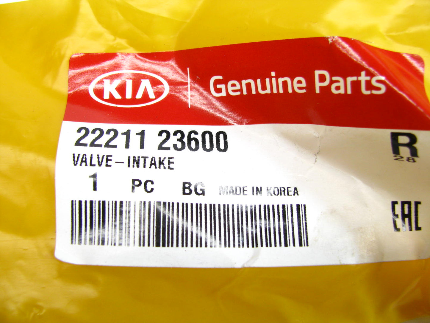 (8) NEW - OEM 2221123600 Engine Intake Valves For 2001-2012 Kia 1.8L 2.0L-L4