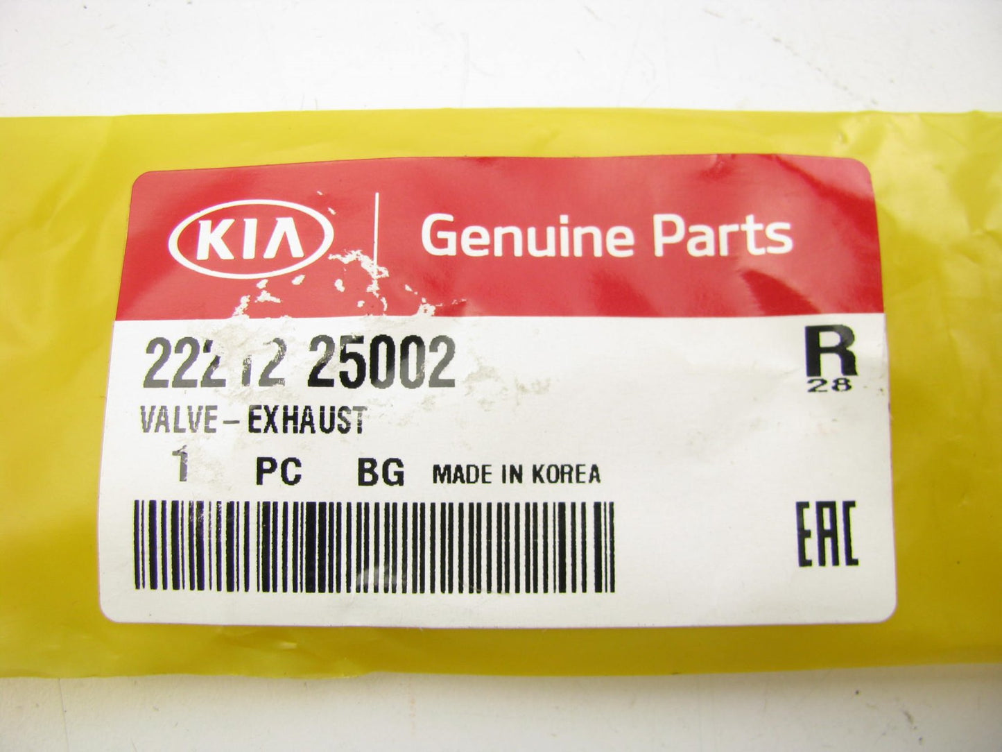 NEW GENUINE Engine Exhaust Valve OEM For Kia 2221225002