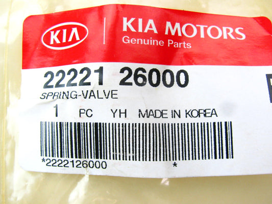 New Genuine Engine Valve Spring OEM For Kia 1.6L 2222126000