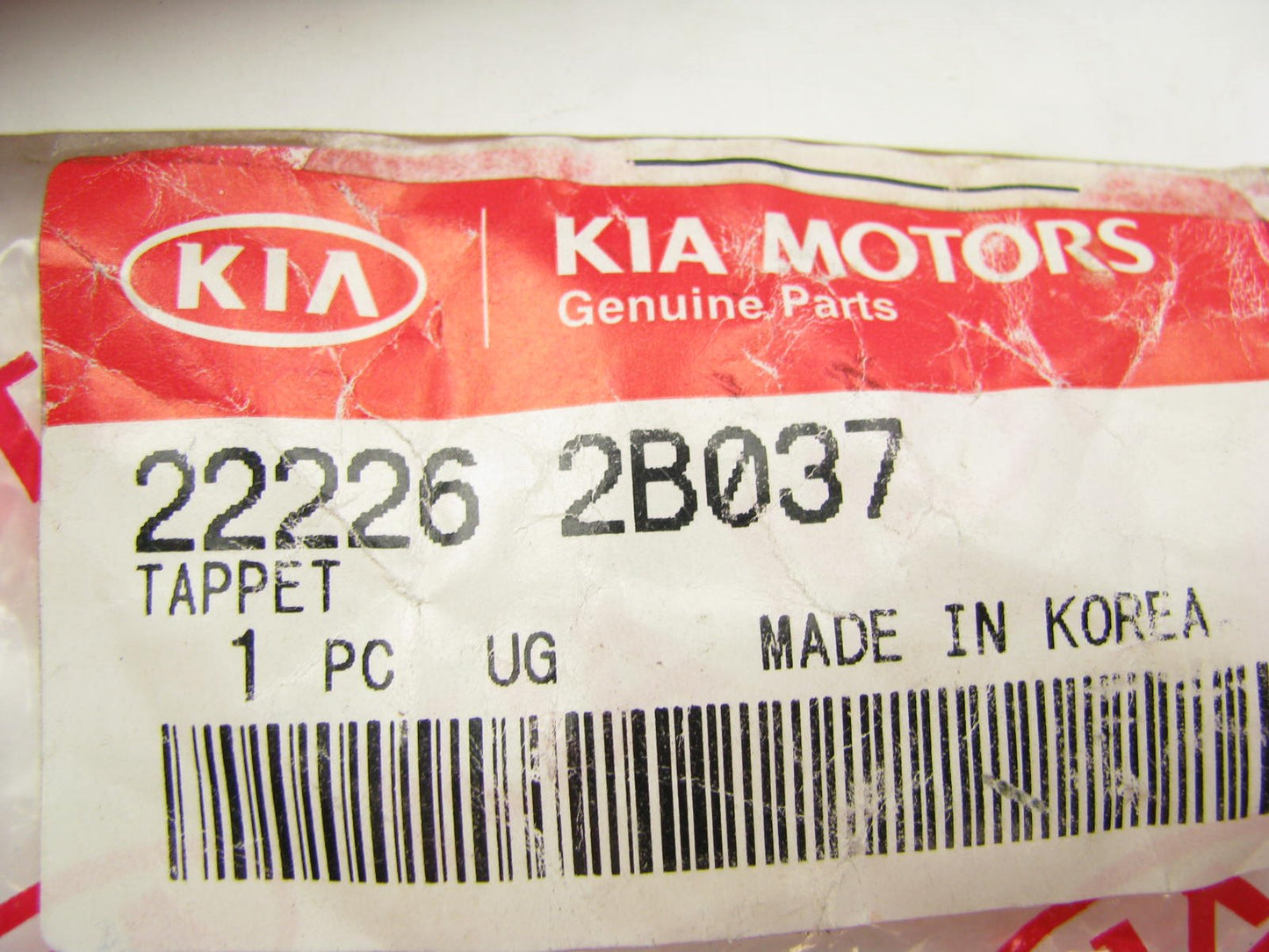 NEW GENUINE Engine Camshaft Follower Valve Lifter OEM For Kia 222262B037 T=3.540