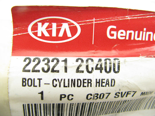 (2) New Cylinder Head Bolts OEM For Kia 4-CYLINDER ONLY 223212C400