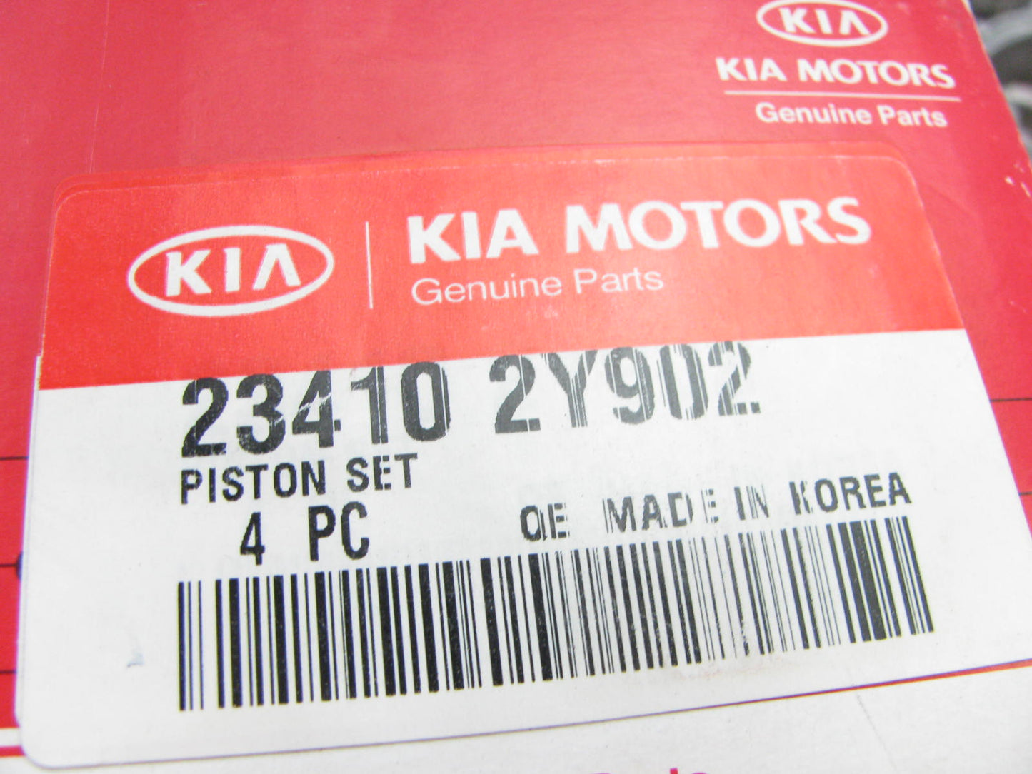 NEW 0.50mm Oversize Engine Piston Set OEM For 01-04 Spectra 1.8L 234102Y902