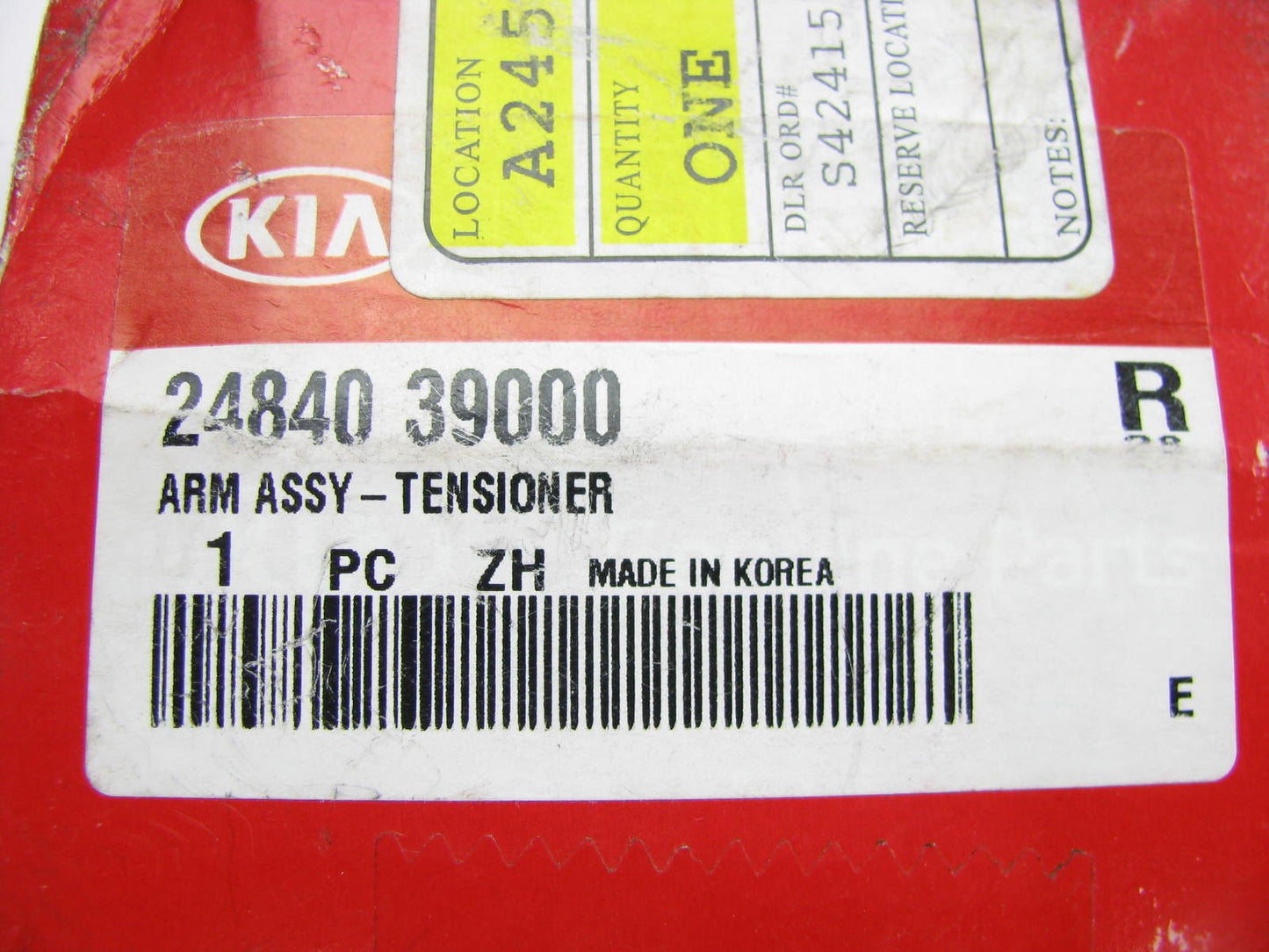 New Genuine Timing Belt Tensioner Lever 3.5L ONLY OEM For Kia 2484039000