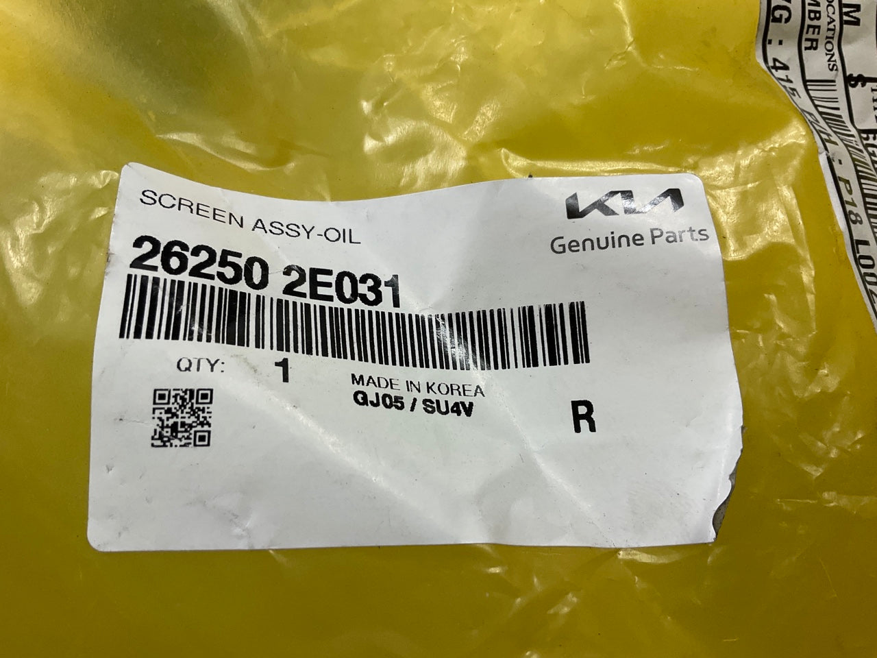 NEW GENUINE Engine Oil Pump Pickup Tube OEM For Kia 262502E031