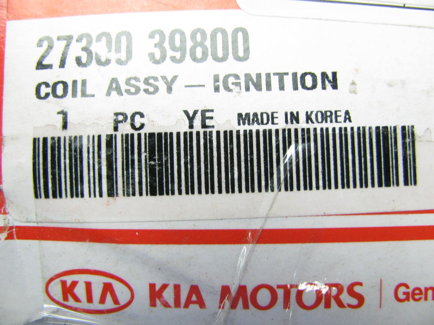 NEW 2730039800 Engine Ignition Coil OEM For 2003-2006 Hyundai Sorento 3.5L V6