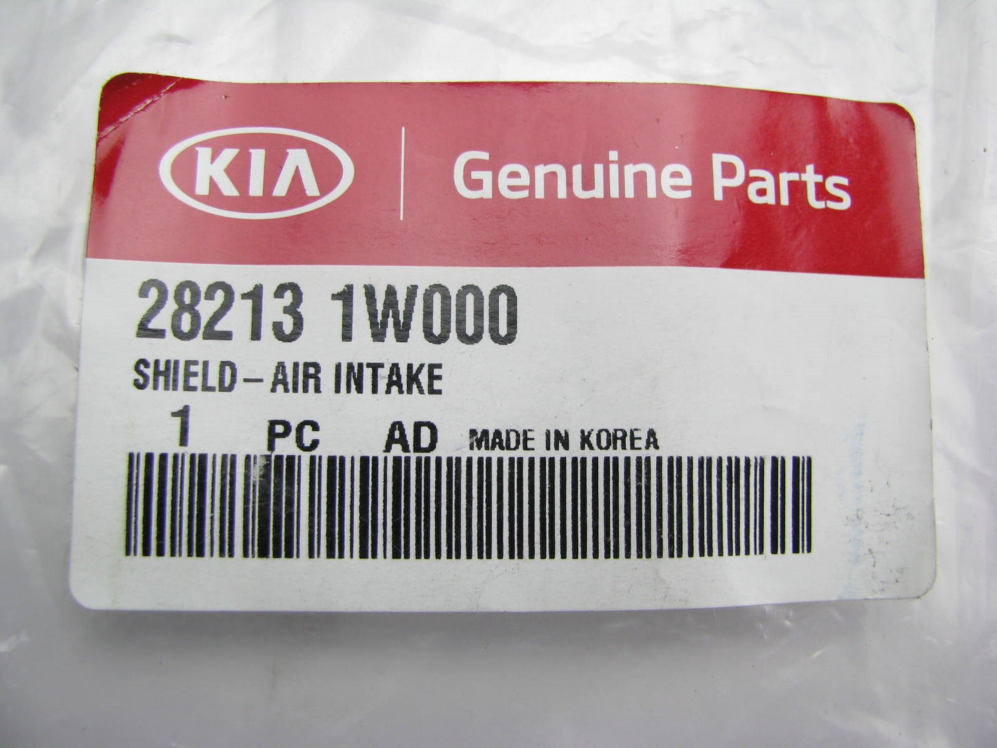 New Genuine Air Cleaner Intake Inlet Duct Shield OEM For 2012-16 Rio 282131W000