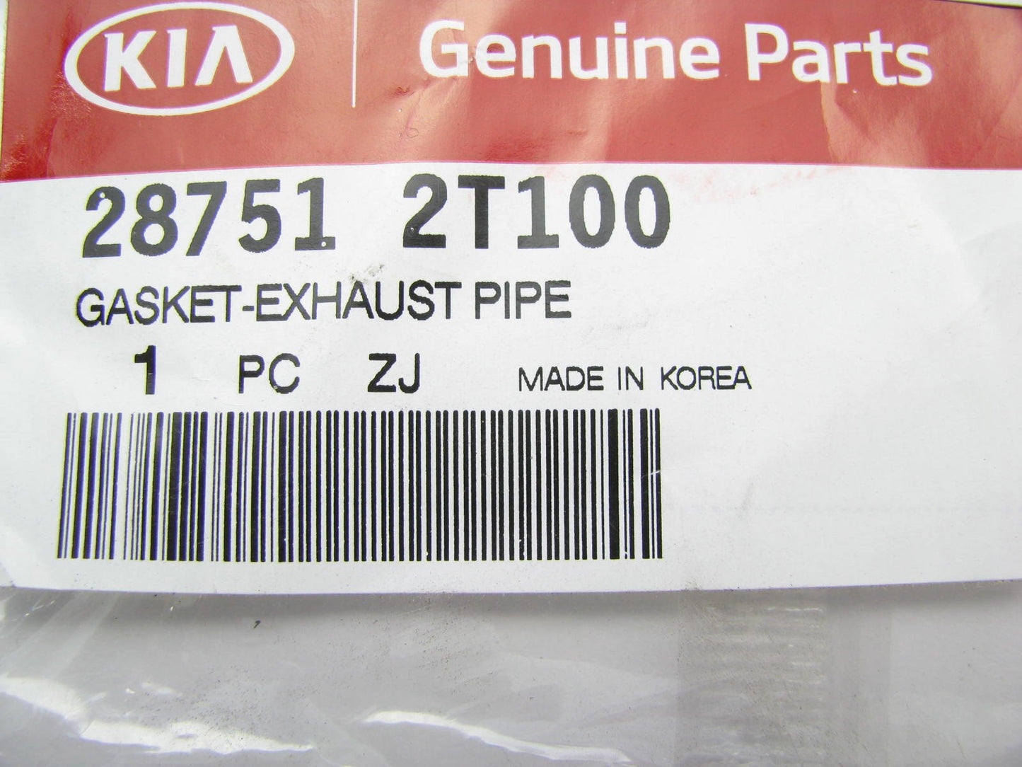 NEW GENUINE Exhaust Pipe To Converter Gasket OEM For Kia 287512T100