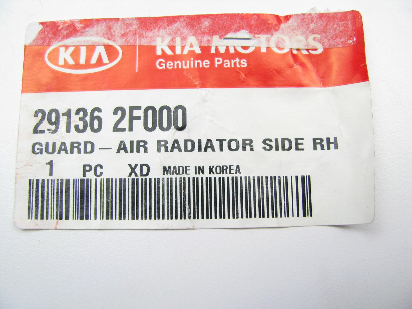 NEW Right Passenger Radiator Support Air Guard OEM For 04-06 Spectra 291362F000