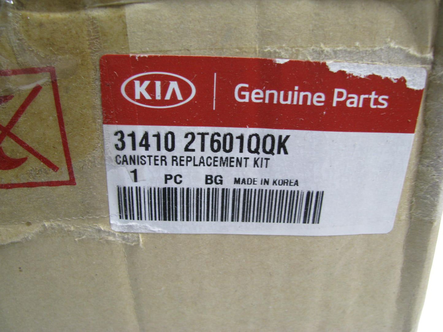 NEW - OEM 314102T601QQK Emissions Fuel Vapor Canister For 2011-2015 Kia Optima