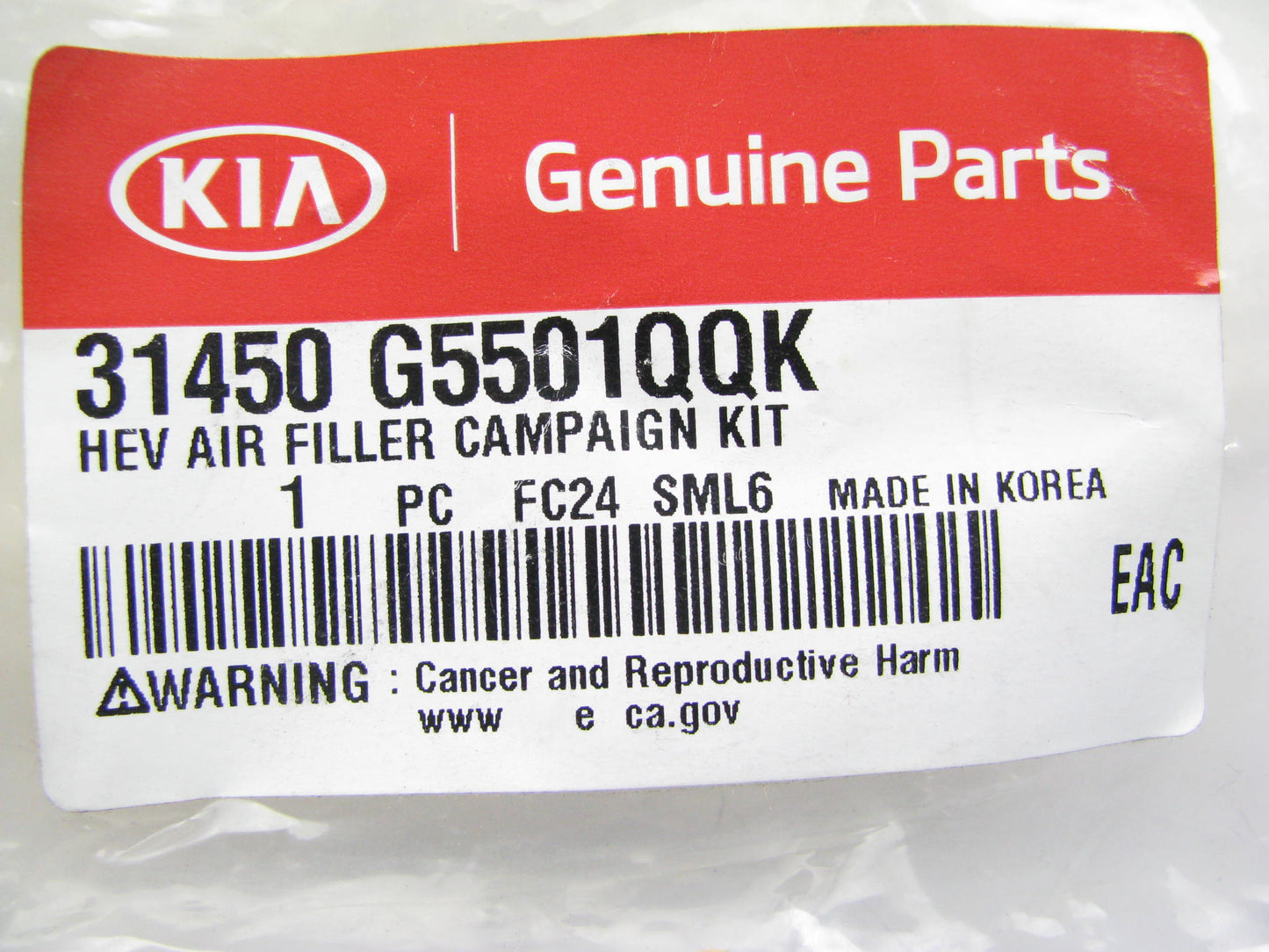 NEW Vapor Tank Air Canister Filter For 2017-2022 Ioniq, 2017-2020 Niro HYBRID