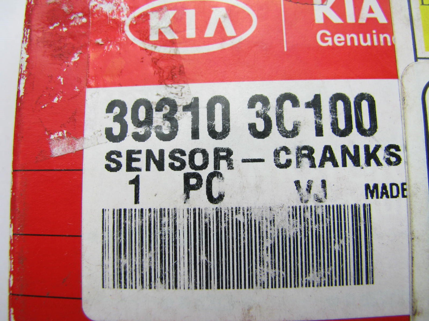 NEW - OEM 393103C100 Engine Crankshaft Position Sensor For 2006-2014 Kia 3.8L