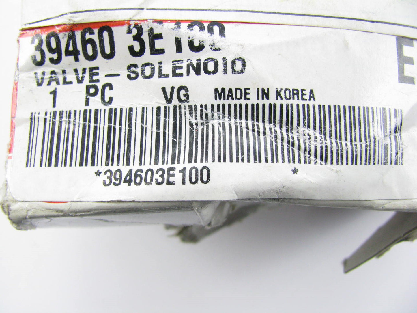 NEW - OEM 394603E100 Vapor Canister Valve Solenoid For 2007-12 Kia 2.7L V6 ONLY