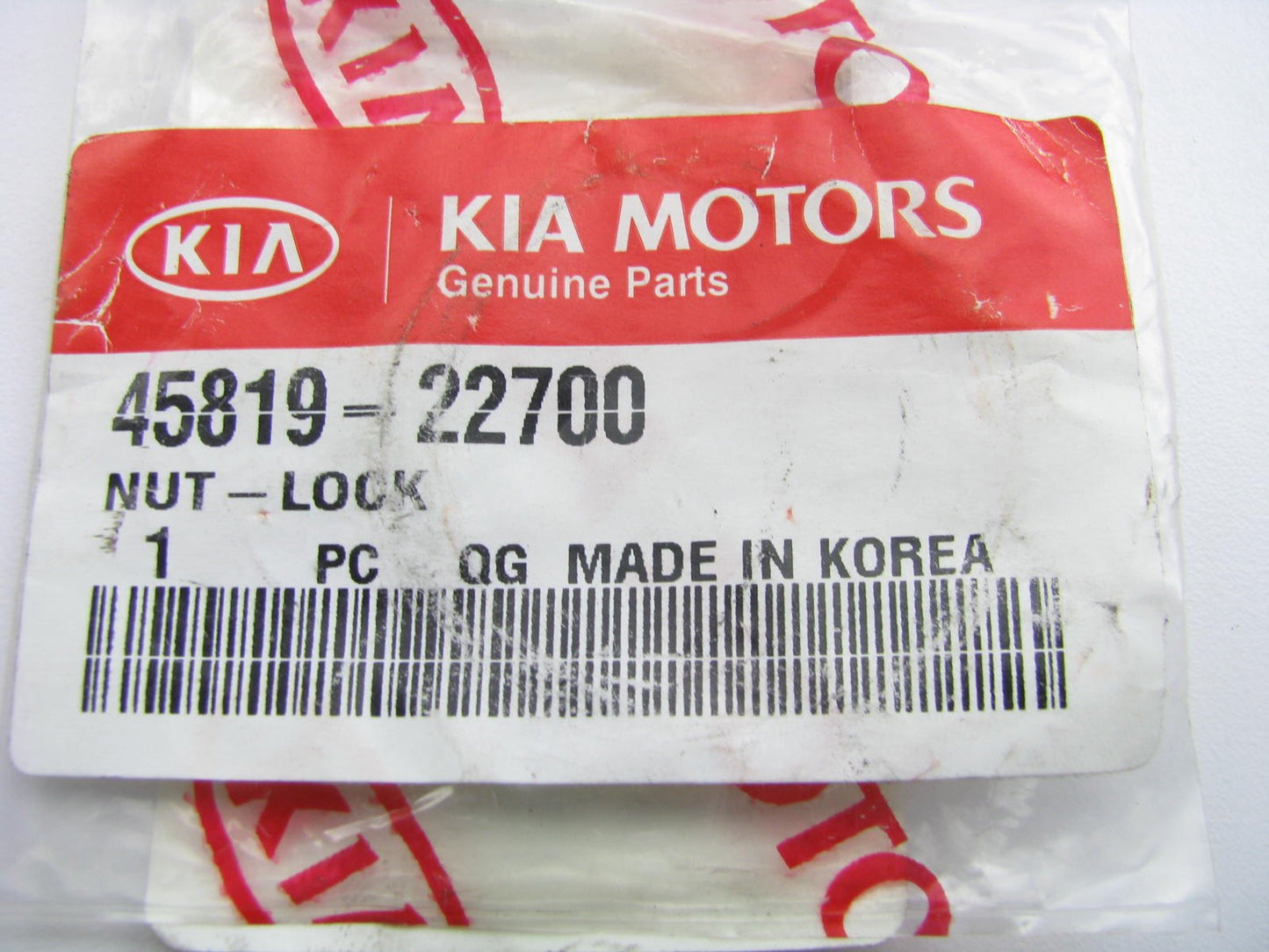NEW - OEM 4581922700 Transaxle Gear Shaft Lock Nut For 2006-2011 Rio