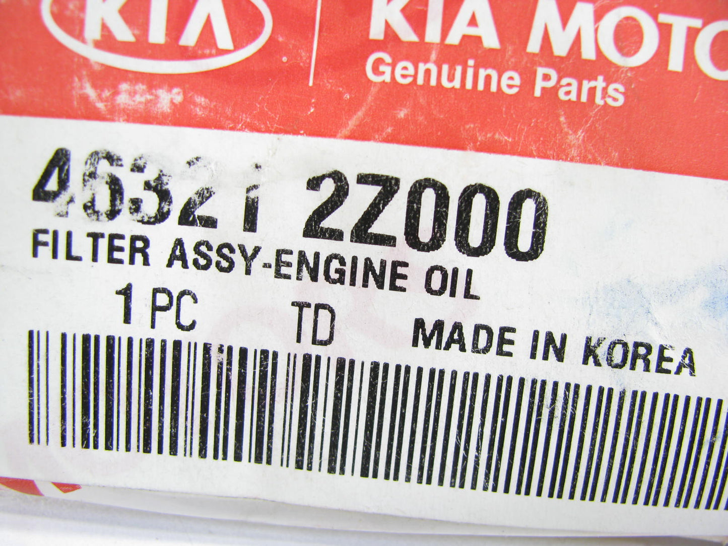NEW - OEM 463212Z000 Automatic Transmission Filter For 1994-2005 Kia