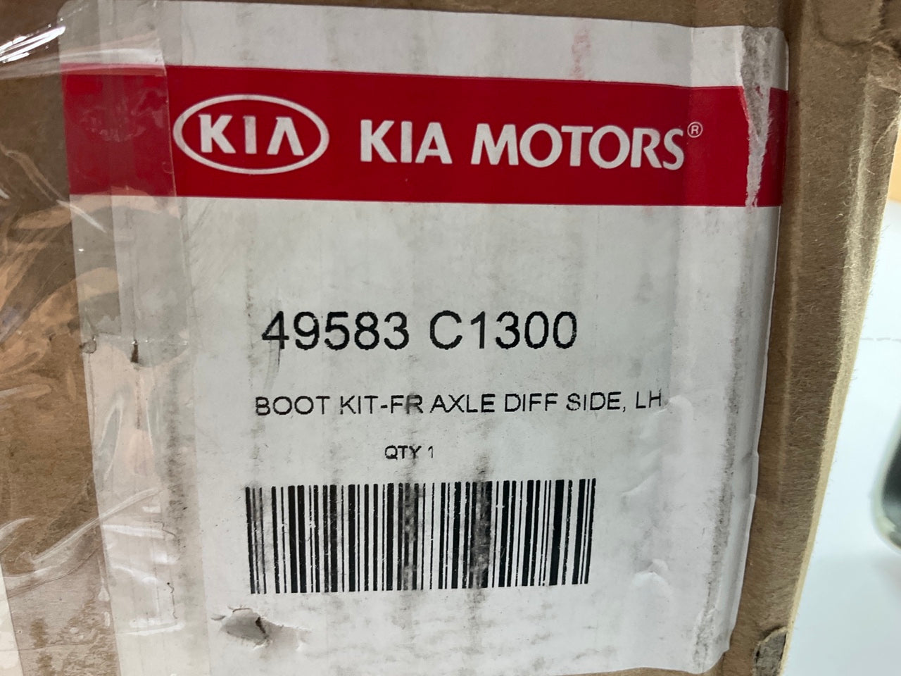 Front Left CV Axle, Differential Side Rubber Boot Kit For 2017-2020 Kia Cadenza