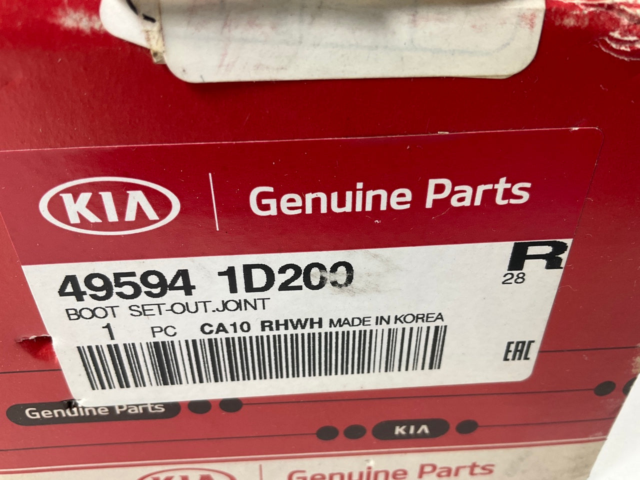 NEW CV Axle Joint Repair Boot Kit, Outer, OEM For 2006-2011 Kia Rondo 495941D200