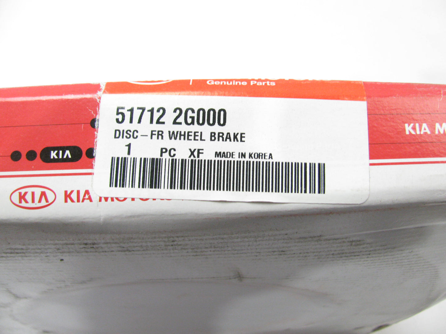 NEW GENUINE FRONT Brake Rotor OEM For Kia 517122G000