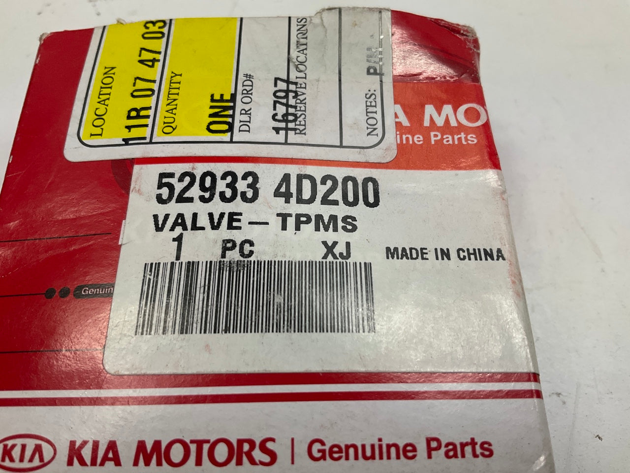 (4) NEW - OEM 529334D200 TPMS Tire Pressure Monitor Sensor For Kia
