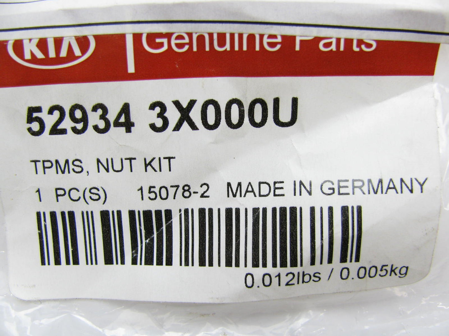 NEW GENUINE Tire Pressure Monitoring System Sensor Nut OEM For Kia 529343X000U