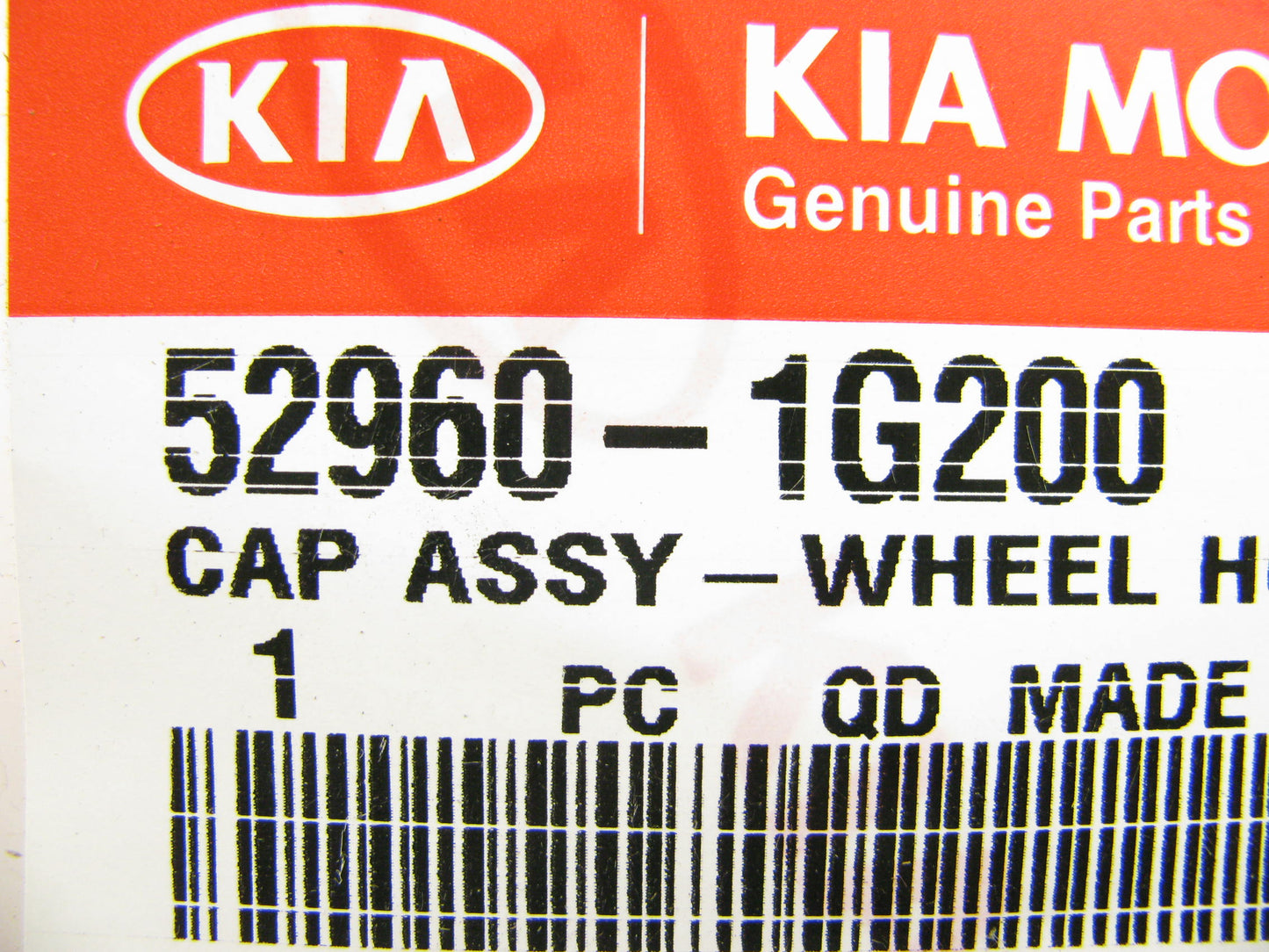 (4) NEW - OEM GENUINE 52960-1G200 Wheel Center Cap For 2005-2006 Kia Rio