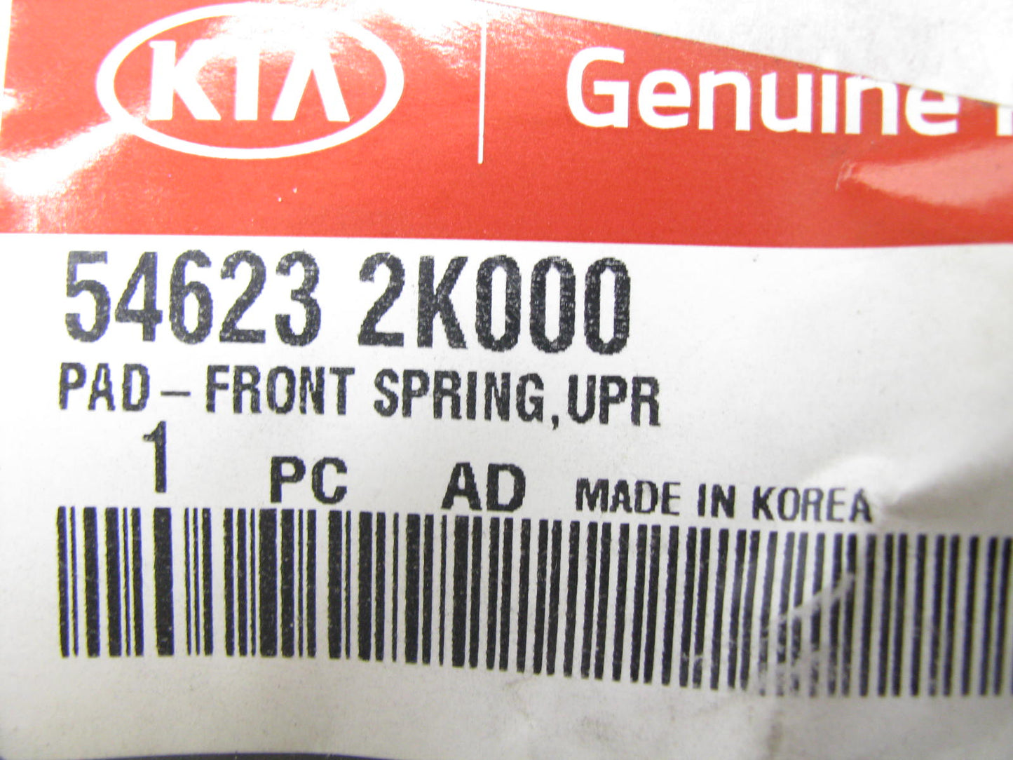 (2) NEW - OEM 546232K000 Front Upper Coil Spring Rubber Insulator For Kia