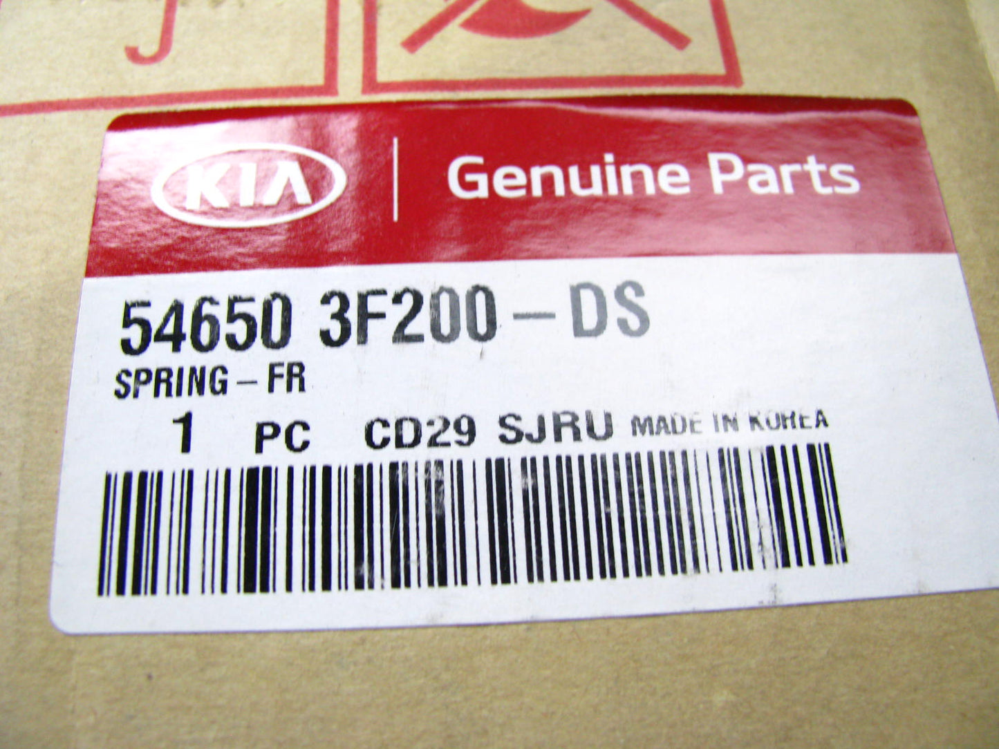 (1) NEW 546503F200DS FRONT Suspension Coil Spring OEM For 2004-09 Kia Amanti FWD