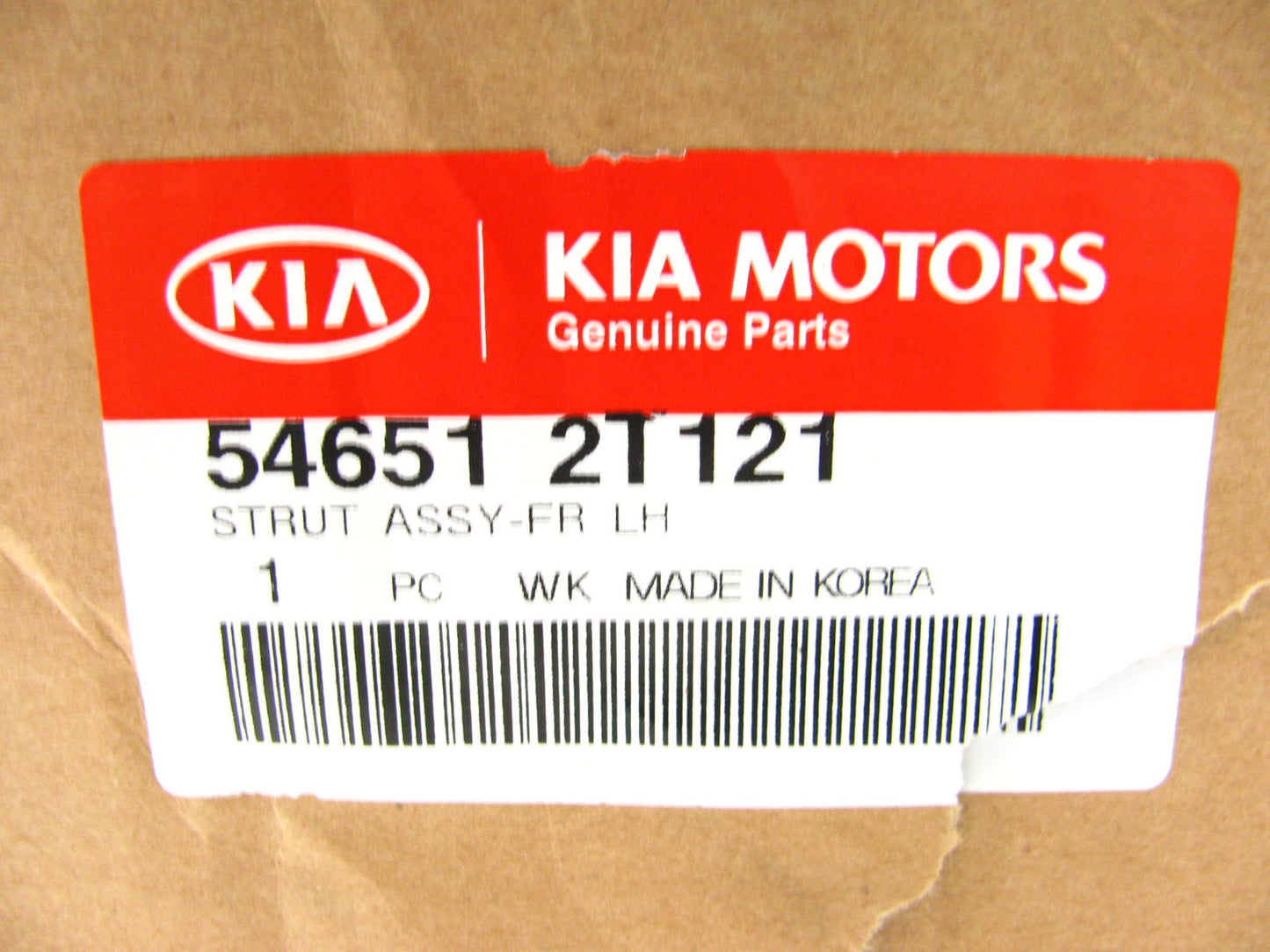 Korean Built ONLY New Genuine Front Left Drivers Side Strut OEM For 11-13 Optima