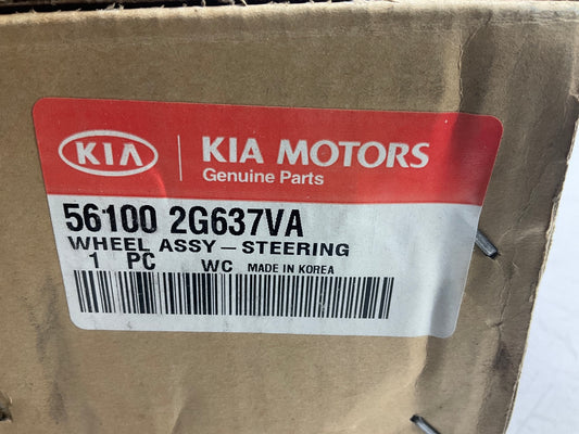 NEW GENUINE - Black LEATHER Steering Wheel OEM For 09-10 Kia Optima 561002G637VA