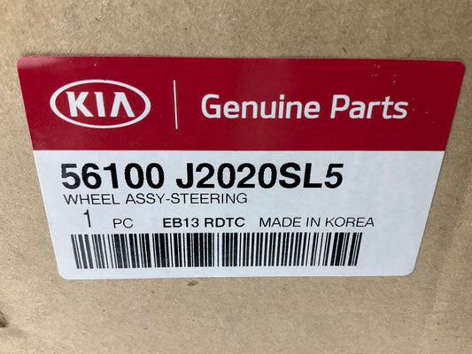 NEW - LEATHER Steering Wheel W/ Remote Switches OEM For 19-22 Soul 56100J2020SL5