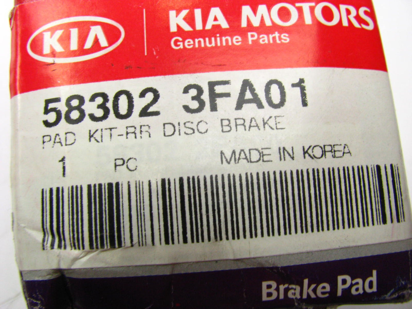 NEW GENUINE OEM Rear Disc Brake Pads 583023FA01 For Kia