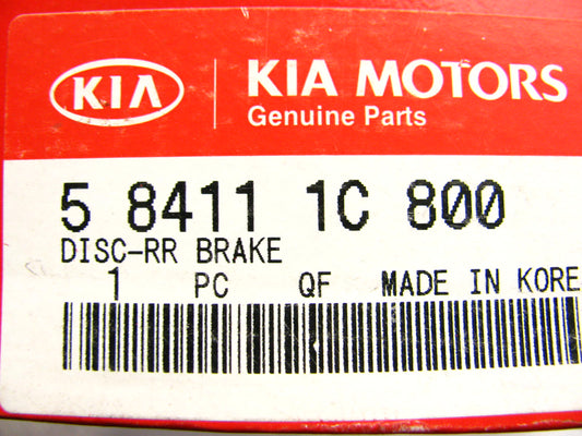 (x2) OEM Rear Disc Brake Rotors 584111C800 For RIO , ACCENT